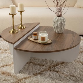 Masă de cafea Orion Walnut White