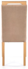 Scaun Clarion bej/stejar miere Monolith 09