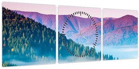 Tablou - Panoramă 2 (cu ceas) (90x30 cm)