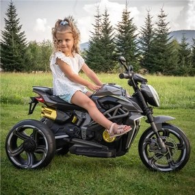 Motocicletă electrică Baby Mix Calabre, negru