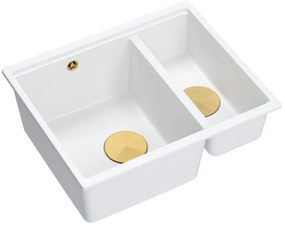 Chiuveta din granit Logan 150 alb