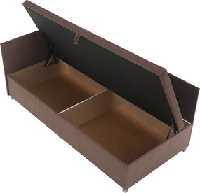 Canapea extensibilă cu spaţiu de depozitare, maro Taupe, AURIA UNI