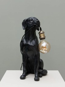 Lampa de masa, din rasina, forma de caine, Good Dog