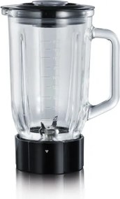 Severin SM 3737 - Blender de masă, 1 l, 500 W/230 V, inox/negru