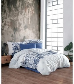 BedTex Lenjerie de pat din bumbac Armina albastru, 220 x 200 cm, 2 bucăți 70 x 90 cm, 220 x 200 cm, 2 buc. 70 x 90 cm