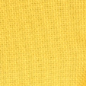 Scaune de bucatarie pivotante, 4 buc., galben, material textil 4, Galben