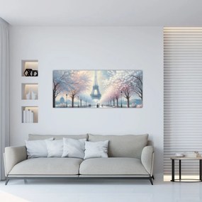 Tablou - Pictură din Paris (120x50 cm)