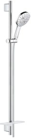 Grohe Rainshower SmartActive 130 Set dus cu bara 90 cm si savoniera, crom