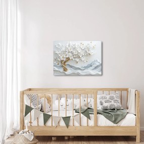 Tablou – Arborele vieții 3D elegant (70x50 cm)