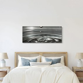 Tablou - Picături de apă (120x50 cm)