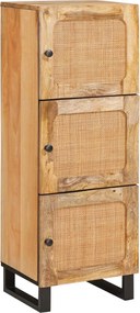 vidaXL Bufet cu depozitare Maro 90 x 33 x 75 cm Lemn de mango solid