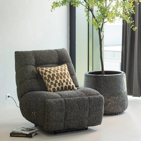 Fotoliu gri antracit reglabil de relaxare Hein – WOOOD