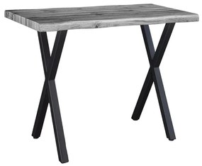 Masa de bar design industrial WILD 120cm, gri