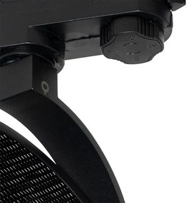 Spot trifazic modern negru - Master 111 Honey