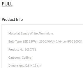 Spot LED aplicat directionabil diametru 8cm PULL alb, NVL-9030771