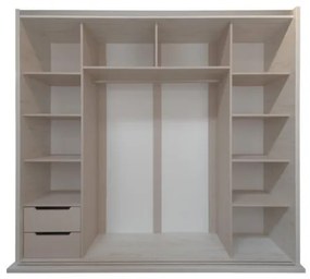 Set Mobila Dormitor Vanity Cu Dulap, Comoda, 2 Noptiere Si Pat Cu Dimensiunea Saltea 160 X 200 Cm,