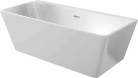 Cada freestanding din acril Deante Hiacynt alb 160x75cm lipitadeperete,BTW