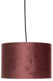 Lampă modernă cu pandantiv roz cu auriu 30 cm - Rosalina