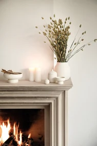 Räder Vaza mare din ceramica Culoare Crem, PEARL