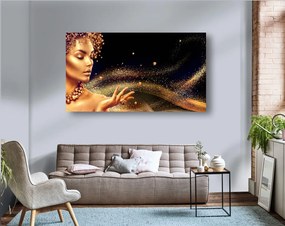 Tablou canvas auriu magie golden - 70x50cm