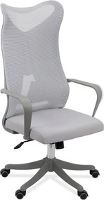 Scaun de birou ergonomic cu suport lombar si spatar inalt OFF 634 gri
