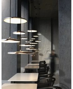 Lustră LED dimabilă pe cablu DFTP by Nordlux ARTIST LED/14W/230V d. 25 cm cupru