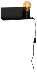 Lucide 06218/01/30 - Aplică perete SEBO 1xE27/40W/230V negru