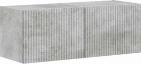 vidaXL Dulap TV de perete 2 pcs Beton 60 x 31 x 29.5 cm Lemn compozit
