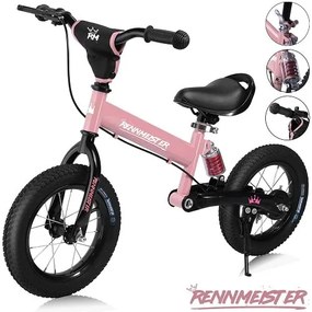 Rennmeister Bicicletă fără pedale pentru copii QUIDO, de la 3 ani, roz