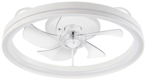 Plafonieră LED cu ventilator FARGO LED/37W/230V alb + telecomandă
