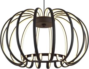 Globo 15946B - Lustra LED dimabilă pe cablu RIBBON LED/40W/230V 3000K neagră