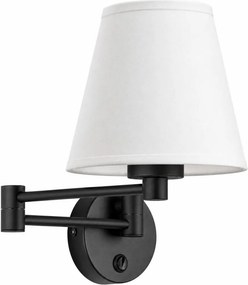 BRILAGI - Aplică de perete NUBILA 1xE27/15W/230V alb/negru