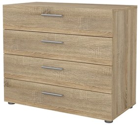 Comodă cu aspect de stejar Tvilum Pepe, 80x68 cm