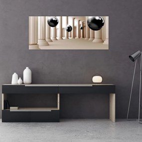 Tablou - Minge între stâlpi (120x50 cm)