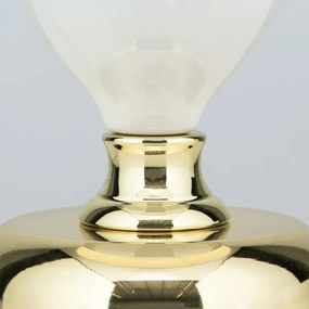 Lampă de masă Orion LA 4-1229 OVUM 1xE27/40W/230V 48 cm ceramică alb/auriu