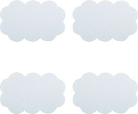 Covorașe antiderapante pentru copii pentru cadă 4 buc. 9x14,5 cm Nuages – MSV