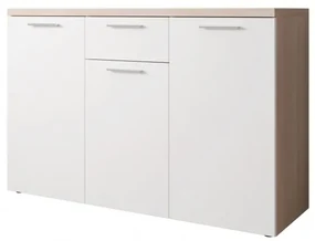 Comodă typ 870 Bovero (Stejar sonoma + alb). 1041893