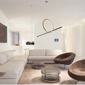 Lustra LED moderna design minimalist LOZANNA P0390 MX
