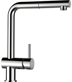 Baterie bucatarie Schock Epos Crom cu cap extractibil, cartus ceramic