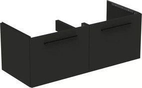Dulap baza suspendat Ideal Standard i.life B gri carbon mat 2 sertare 120 cm