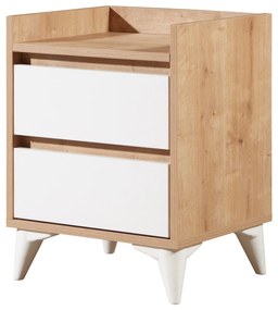 Noptieră Tuvantille 41 (Stejar safir + alb). 1127628
