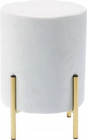 Scaun rotund gri 28 x 42 cm VELVET