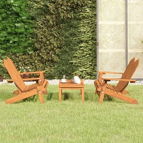 3152133 vidaXL Set mobilier de grădină Adirondack, 3 piese, lemn masiv acacia