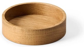 Cutie de depozitare în culoare naturală din lemn, decorativă ø 11x3 cm Circle S – LIND DNA