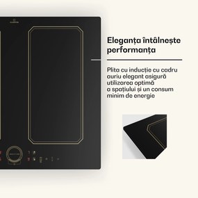 Klarstein Victoria 4 Flex, plită cu inducție, încorporabilă, 7000 W, 2 Flex zone, temporizator