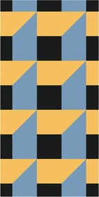 Tapet - Abstracție geometrică colorată I.
