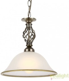 Lustra, Pendul clasic diam.30cm, finisaj brass antique, Odin 60208H GL