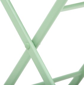 Outsunny Set Mobilier de Grădină Pliabil din Metal Verde Masă și Scaune pentru Spații Exterioare și Terasă Design Compact | Aosom Romania