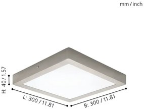 Eglo 94528 - Plafonieră LED FUEVA 1 LED/22W/230V