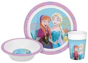 Disney Regatul de gheață Enchanted set de masă, set micro plastic într-o cutie